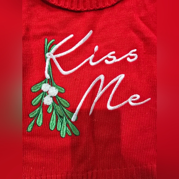 Christmas cropped sweater size 8 - Picture 3 of 4